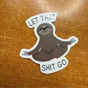 Sloth‎ Meditation Sticker